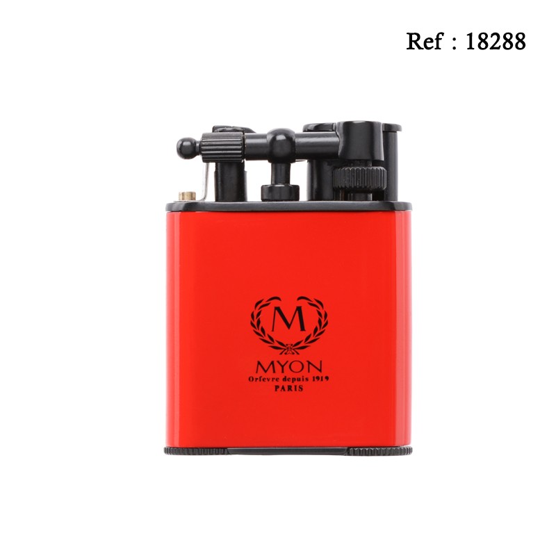 Briquet MYON Cigare double jet Racing Edition Rouge