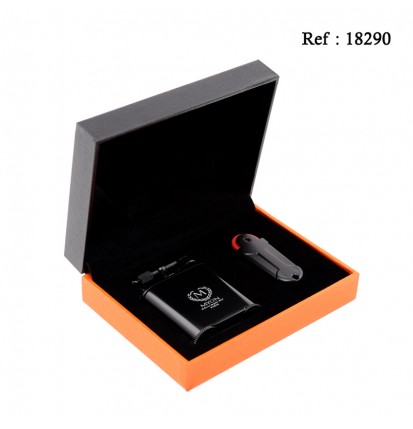 Briquet MYON Cigare double jet Racing Edition Noir