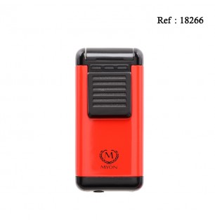 Briquet MYON Cigare triple jet Racing Edition Rouge