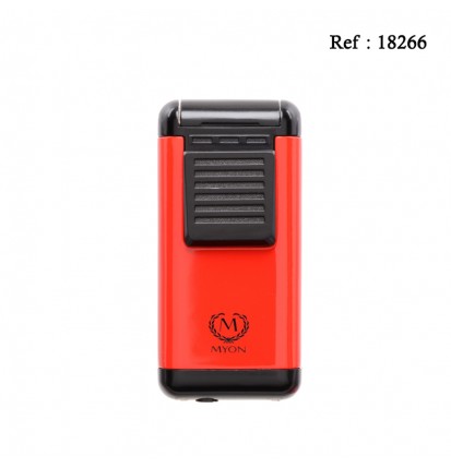 Briquet MYON Cigare triple jet Racing Edition Rouge