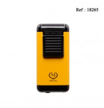 Briquet MYON Cigare triple jet Racing Edition Jaune