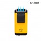 Briquet MYON Cigare triple jet Racing Edition Jaune