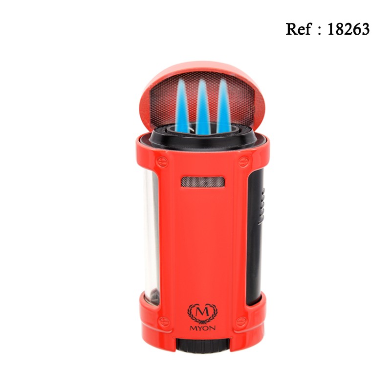 Myon cigar lighter 4 jet racing edition red