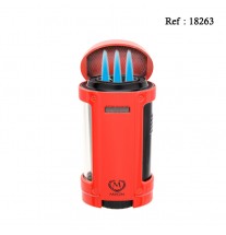 Briquet MYON Cigare quadruple jet Racing Edition Rouge