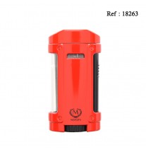 Briquet MYON Cigare quadruple jet Racing Edition Rouge