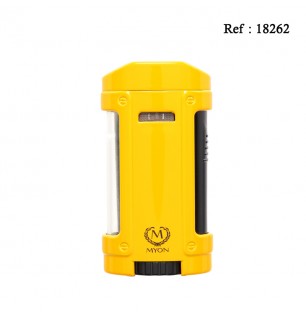 Myon cigar lighter 4 jet racing edition yellow