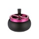 Spinning ashtray black/blackberry Ø 13 cm