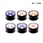 metal grinder psychedelique, Ø 5 cm, 3 parts, assorted per 6 pcs