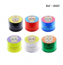 Grinder plastique La Catrina, Ø 5 cm, display de 24