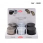 metal grinder 3 colors assorted 6 cm 4 parts per 6 pcs