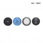 metal grinder Black, 4 parts, 4.3 cm, assorted per 6 pcs