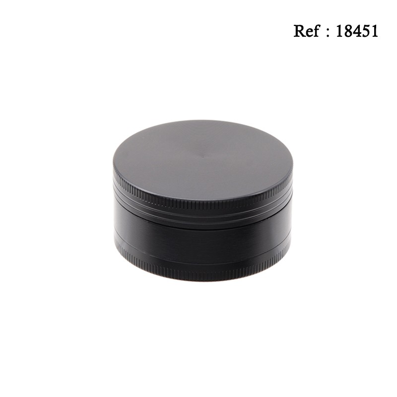 Grinder métal Noir, Ø 5 cm, 3 éléments, display de 6