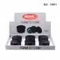 metal grinder black Ø 5 cm, 3 parts per 6 pcs