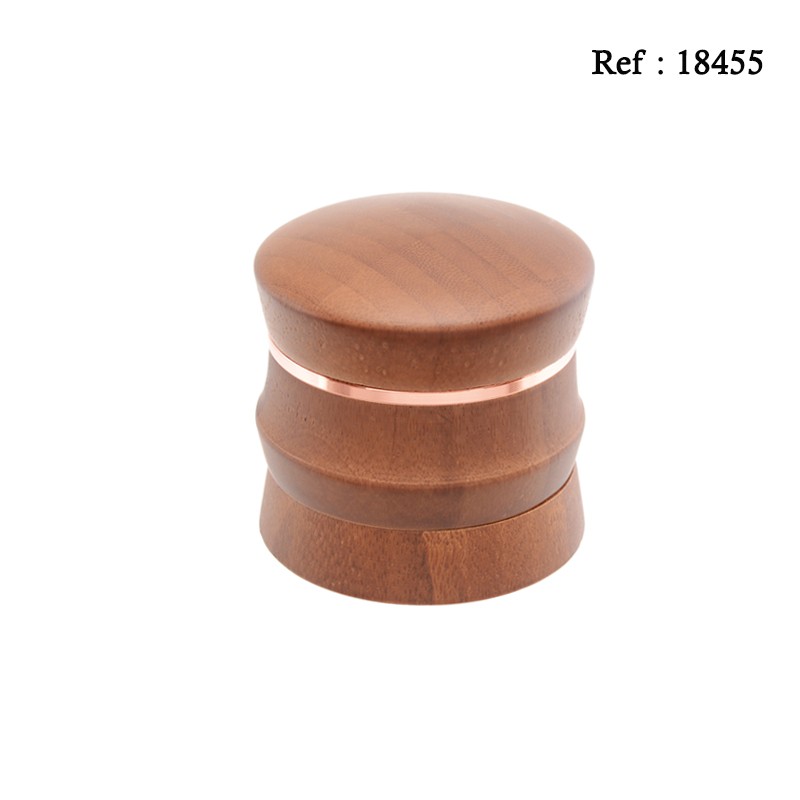 Grinder Alu Bambou, 6.cm, 4 éléments, en boite cadeau