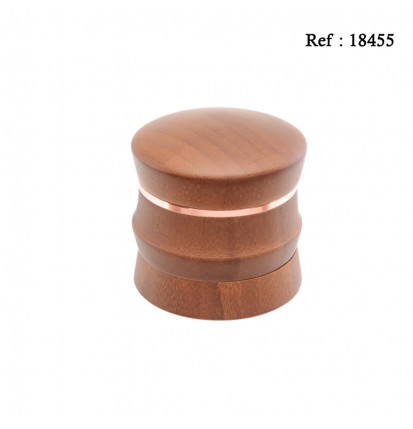 Grinder Alu Bambou, 6.cm, 4 éléments, en boite cadeau