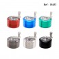 metal mill grinder 3 parts, 5,2cm assorted per 6 pcs