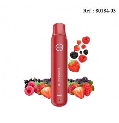 Disposable E-cigarettes FLAWOOR Mate 10mg/mL - Red fruits