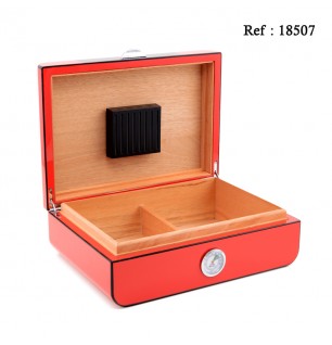 Myon humidor red for 25 cigars 280 x 200 x 90 mm