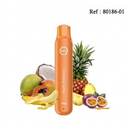 Disposable E-cigarettes FLAWOOR Mate 0mg/mL - Tropical fruit