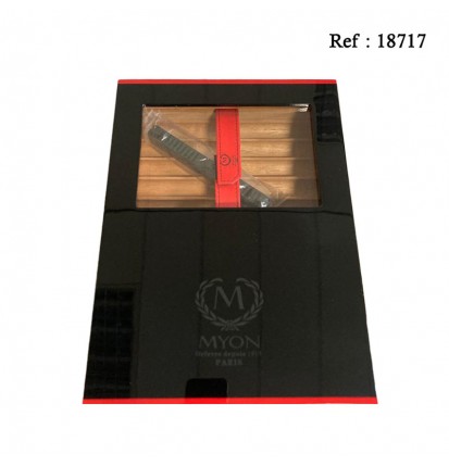 MYON humidor black and red? hygrometer and humidifier 325 x240 x70 mm