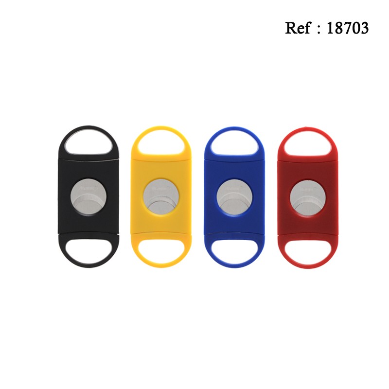 cigar cutter 4 colros assorted per 24 pcs