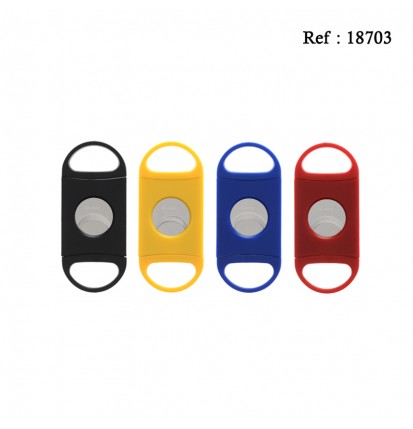 cigar cutter 4 colros assorted per 24 pcs