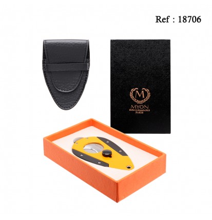 MYON cigar cutter racing edition yellow