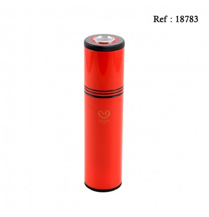 aluminium tube 4 cigares, red