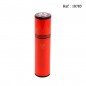 aluminium tube 4 cigares, red