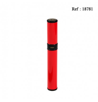 metal tube for 1 cigare, red