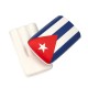 Cigar Case ADORINI leather Cuban Flag for 2-3 cigars