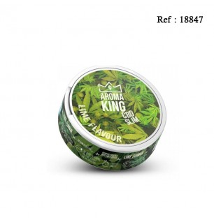 Boîte AROMA KING de 20 sachets Nicotine/CBD Lime 20mg