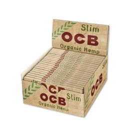 OCB Slim organic cigarette paper, display 50 booklets