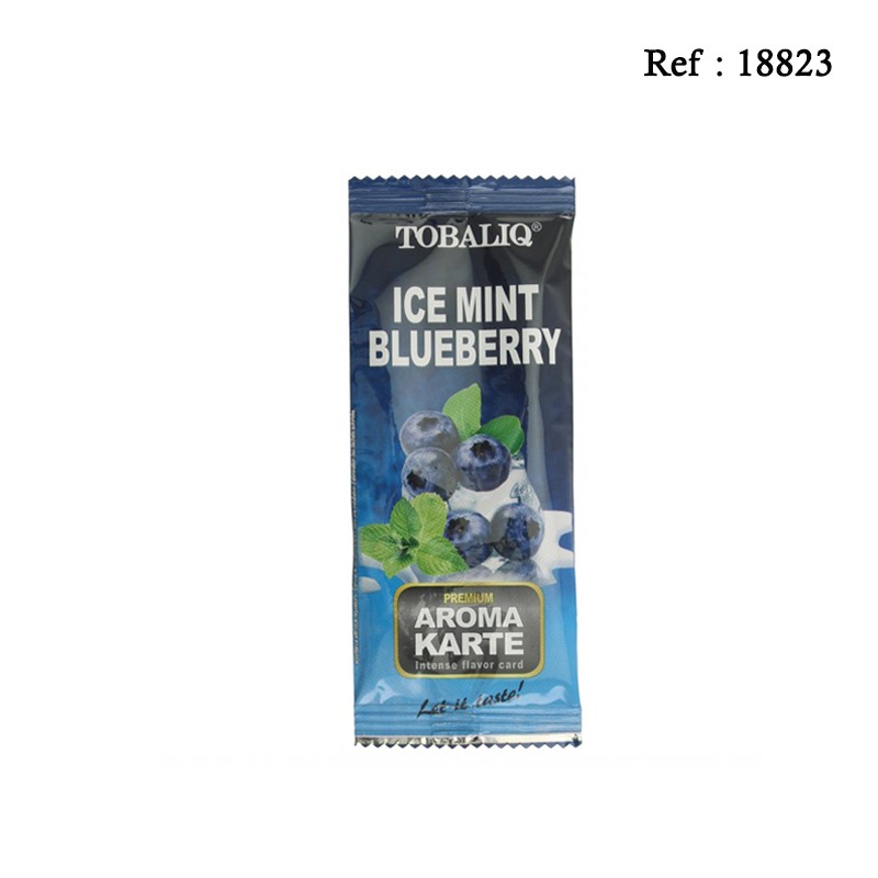 Carte Fraicheur TOBALIQ ICE MINT BLUEBERRY, display de 25