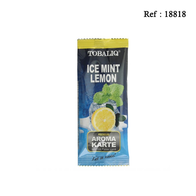 Carte Fraicheur TOBALIQ ICE MINT LEMON, display de 25