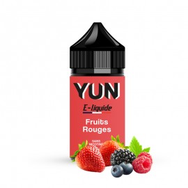 E-liquide YUN Fruits rouges 40mL + boosters