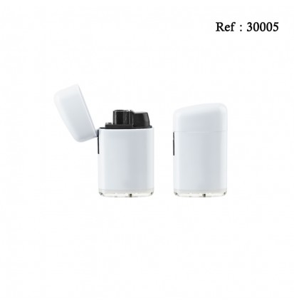 Briquet M25 Torche Blanc brillant, display de 20