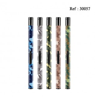 gas match camouflage assorted per 25 pcs