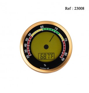 hygrometer digital gold cigar oasis