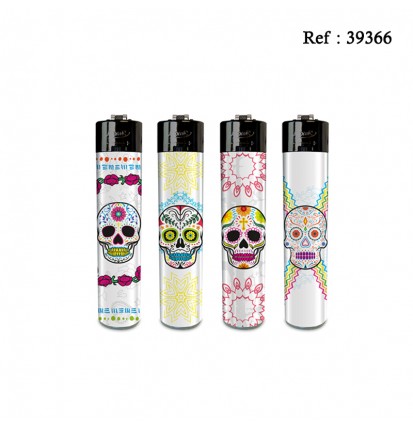 festival flint lighter catrina maria assorted per 48 pcs