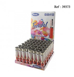 Festival flint lighter PROMO assorted per 48 pcs