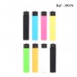 Briquet Pierre Festival Gomme Fluo assortis, display de 24