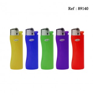 Briquet FLAM UP Pierre Curve Color assortis, flamme fixe