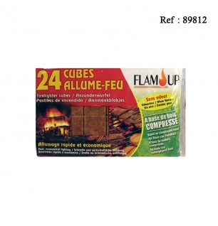 24 cubes allume feu 89812