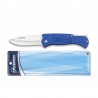 Knife 7 cm blue handle with Birds in blister