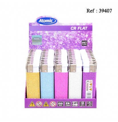 piezo lighter bling bling decor assorted per 50 pcs