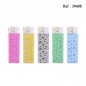 piezo lighter glitter music decor assorted per 50 pcs