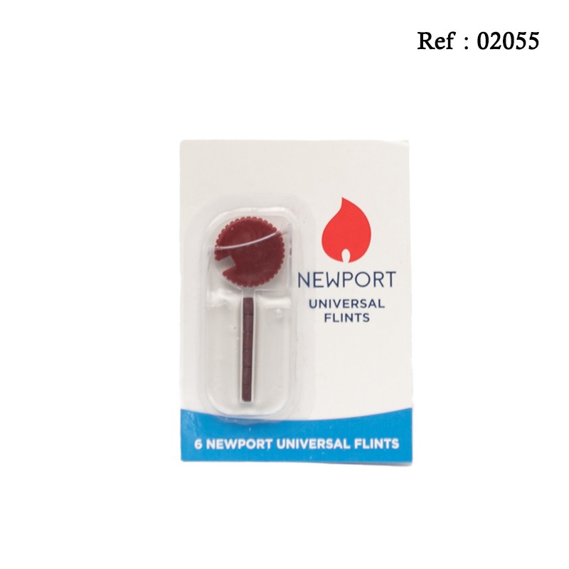 Pierres à briquet NEWPORT, display de 24 blisters de 6 pcs