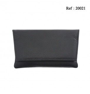 Tobacco leather pouch black