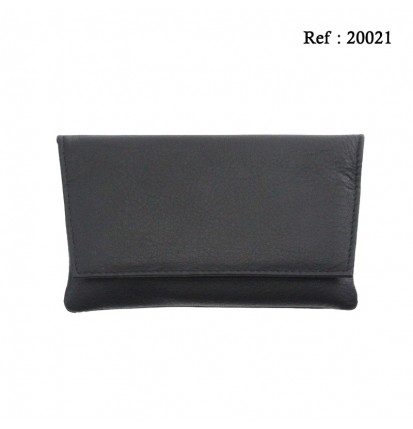 Tobacco leather pouch black